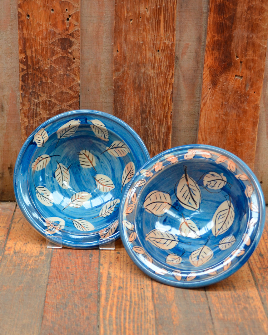 Sgraffito tableware by Jim & Dominique Keeling