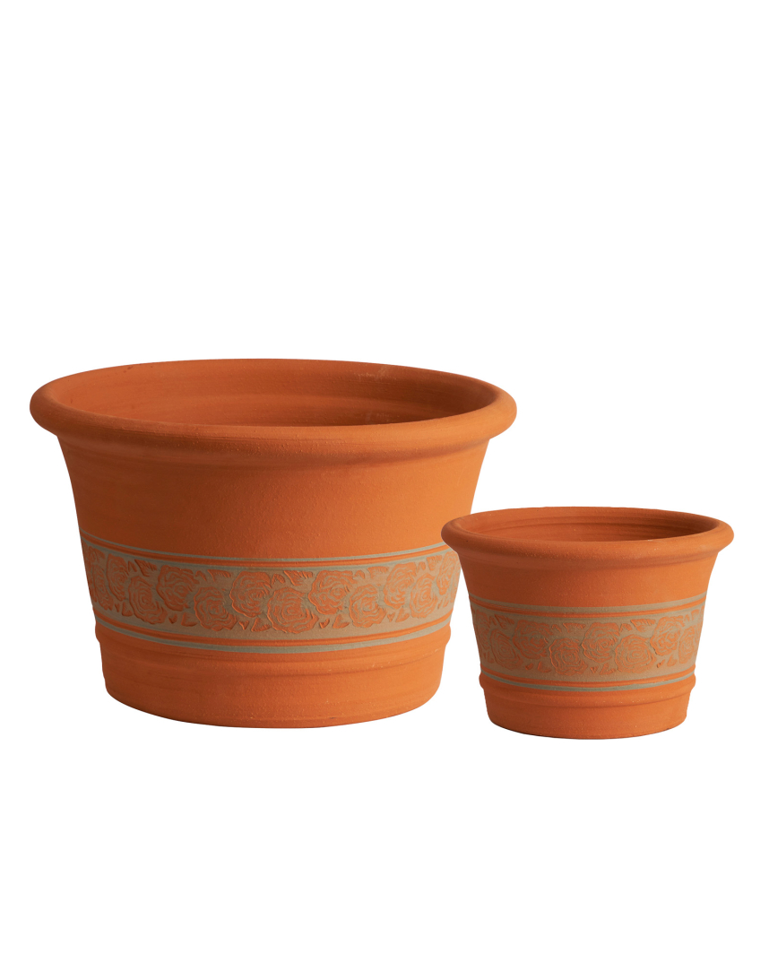 Set of English Rose Pots