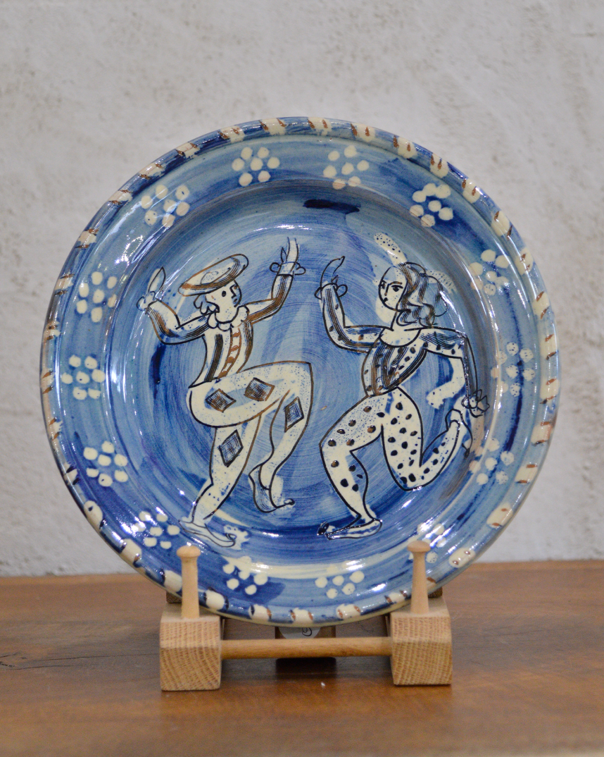 Sgraffito plate
