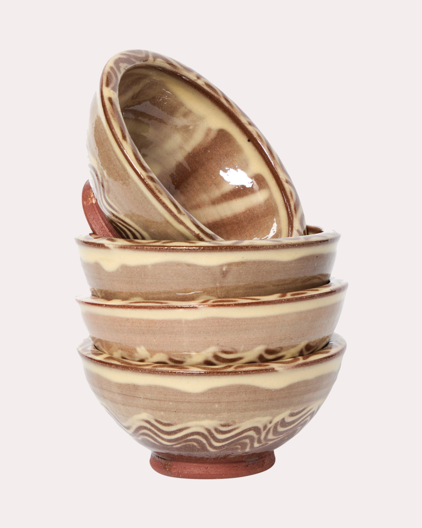 Adam Keeling Cereal Bowls Whichford Pottery