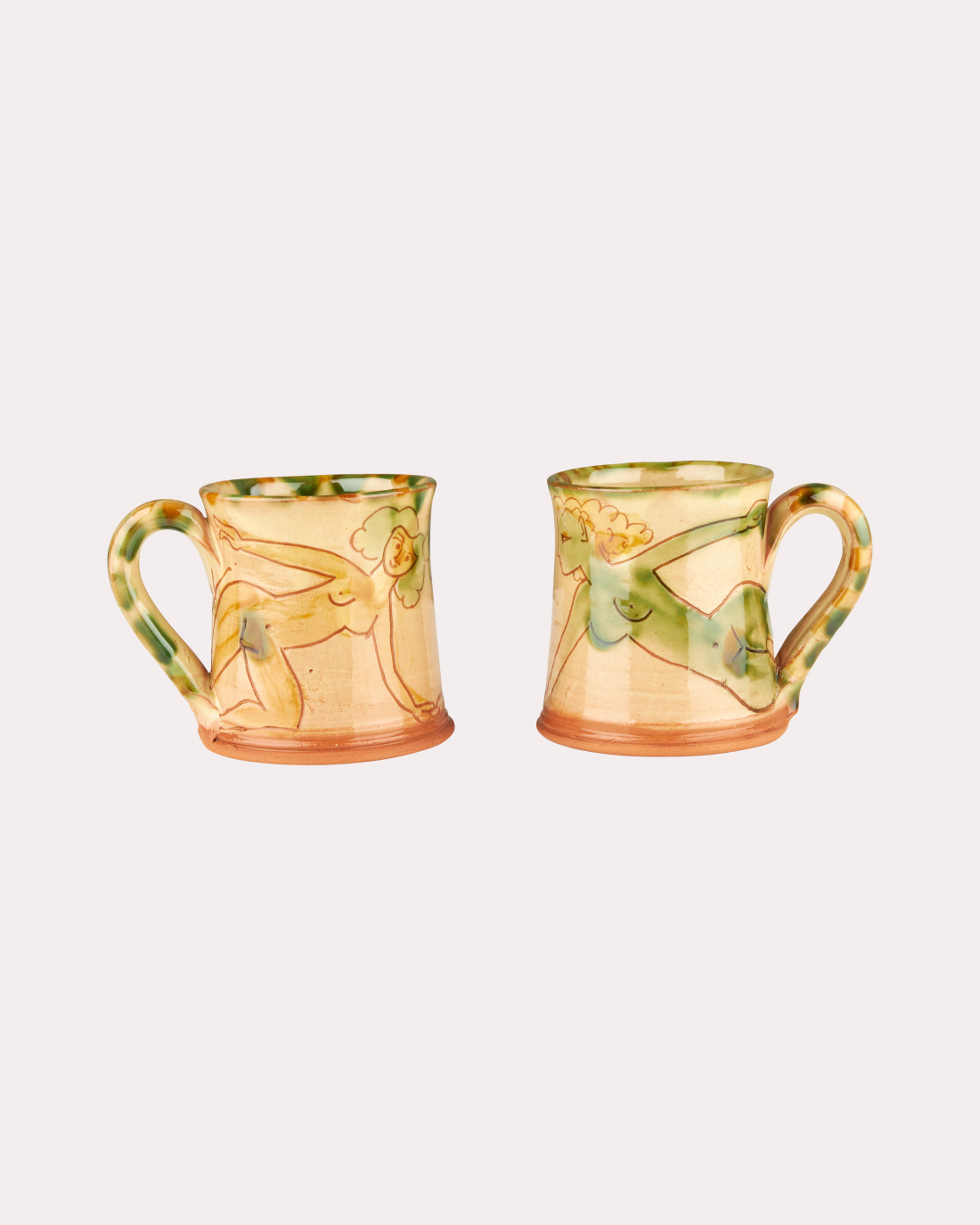 Dancing Nudes - Two Mugs Dominique and Jim Keeling