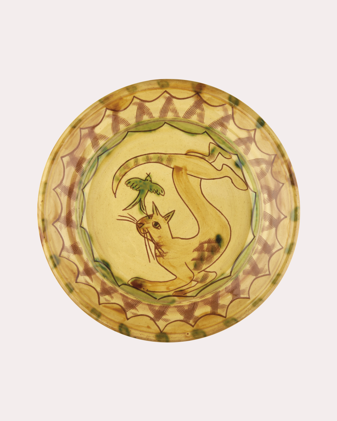 Cat & Bird - Plate