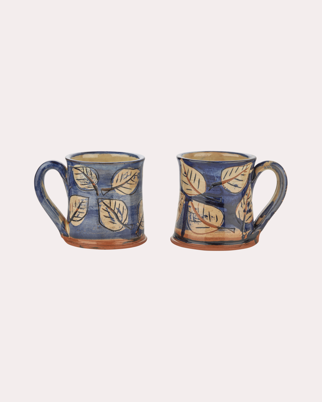 Two Leaves - Pair of Mugs Jim & Dominique Keeling