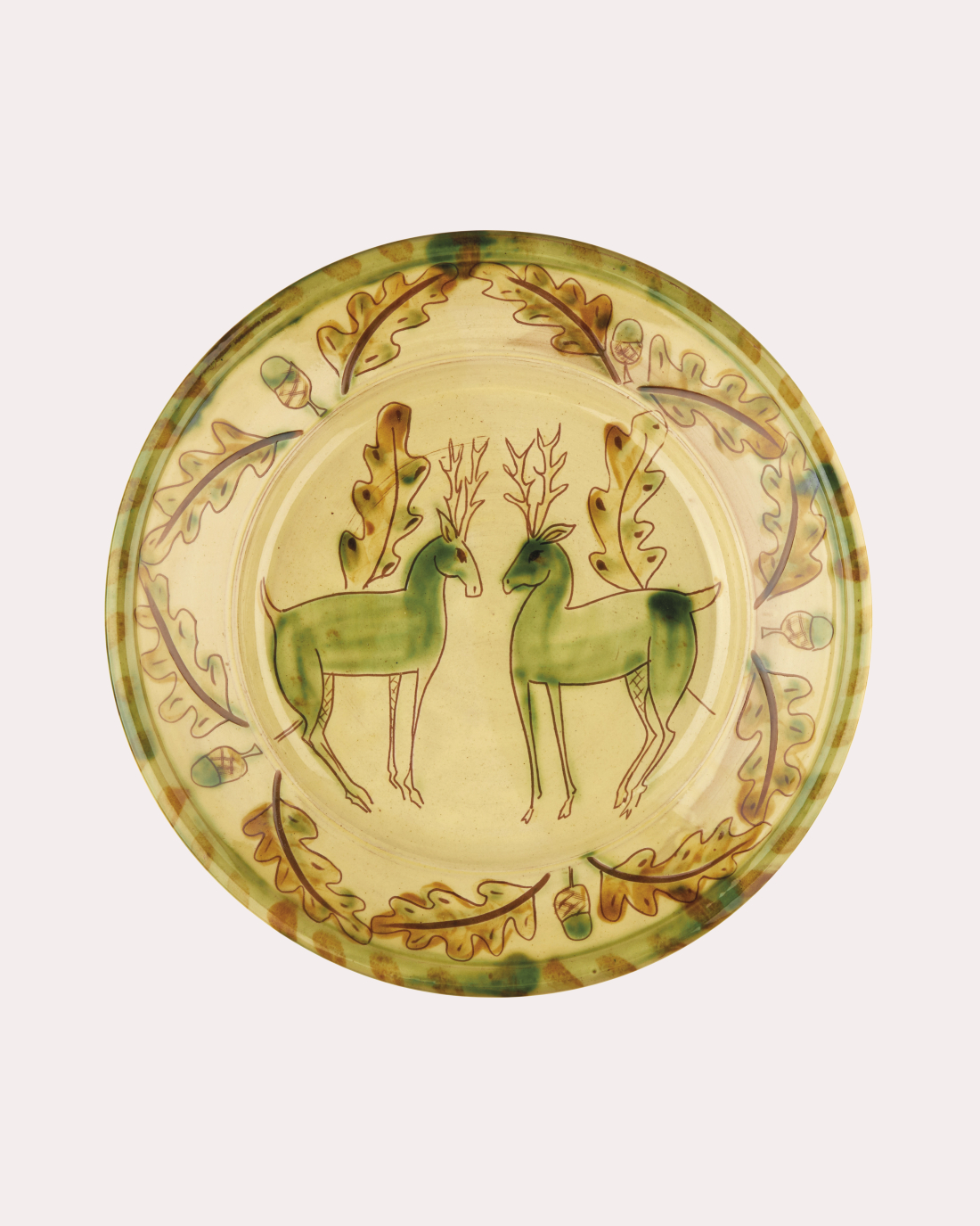 Two Stags - Plate Jim and Dominique Keeling