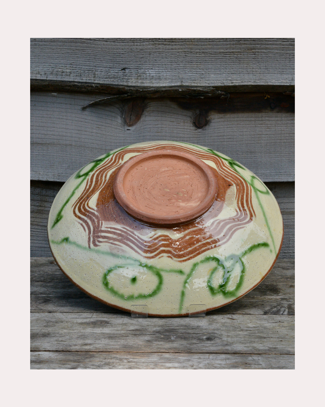 Adam Keeling Large Black and Cream Bowl