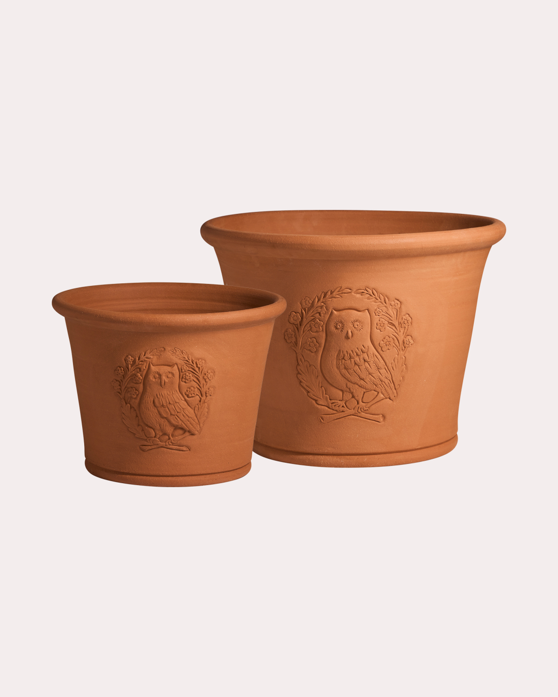 Set of Owl Pots