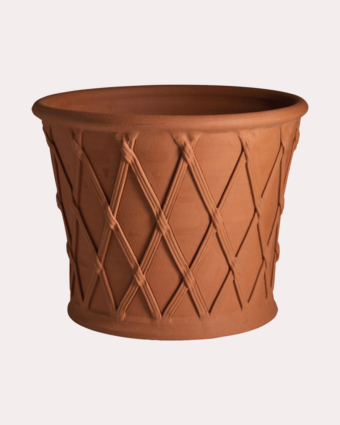 Straight Sided Basket Pot Whichford Pottery