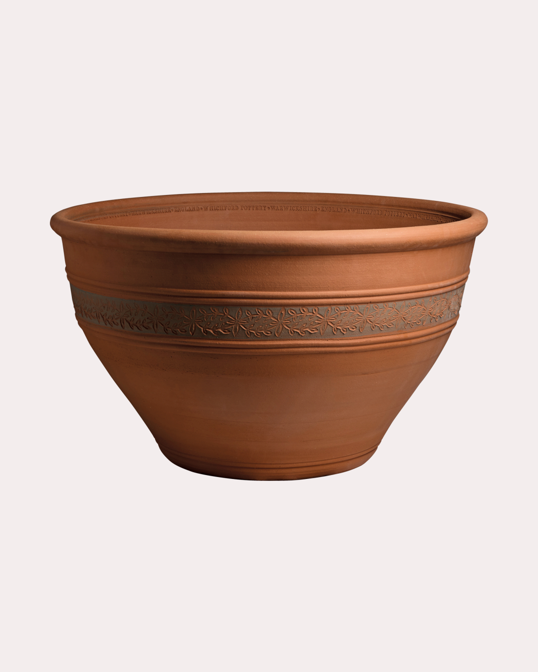 Cotton Reel Pot Whichford Pottery Handmade Frostproof Terracotta