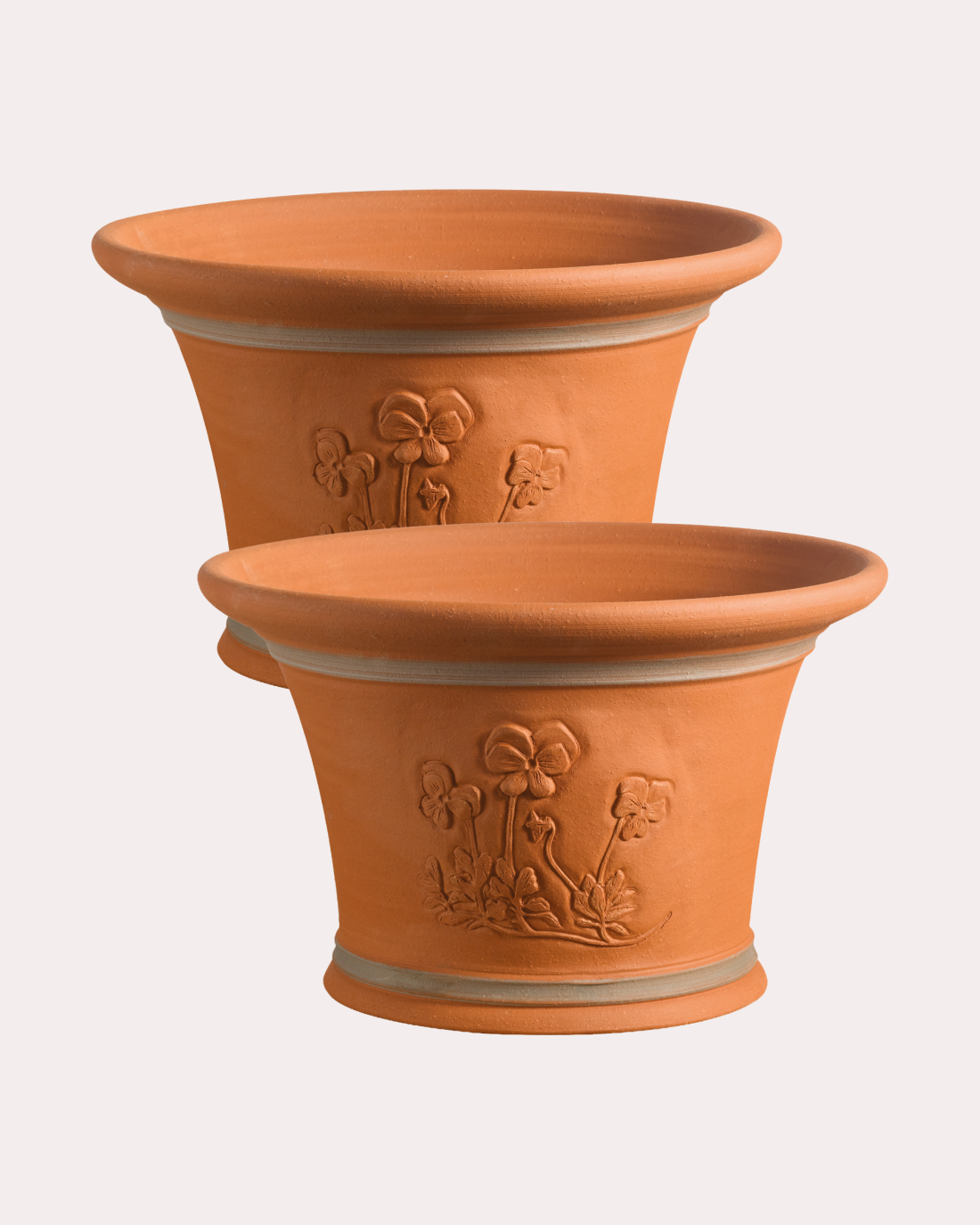 Pair of Viola Pots