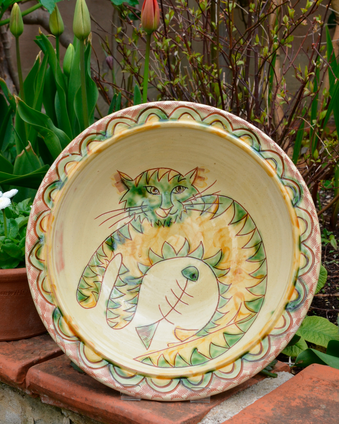 Sgraffito Tableware by Jim & Dominique Keeling