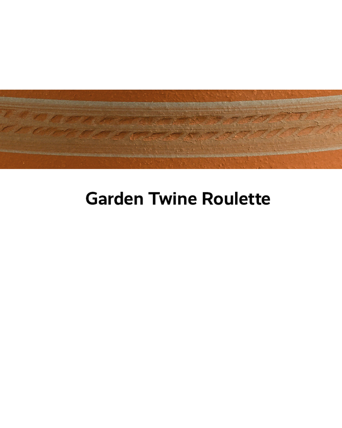 garden twine roulette decoration