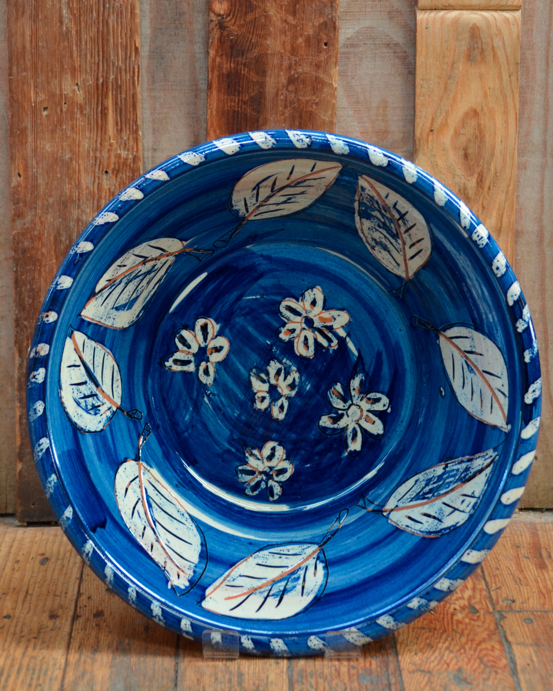 Flowers & Leaves - Bowl Jim & Dominique Keeling