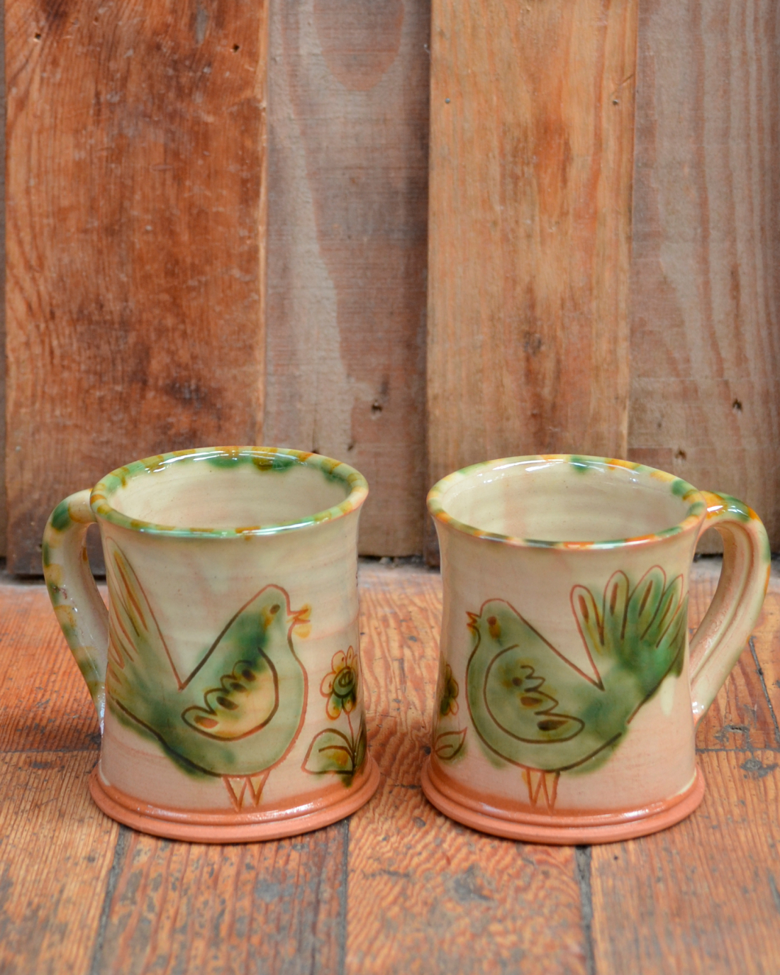 Birds - Two Mugs Jim & Dominique Keeling
