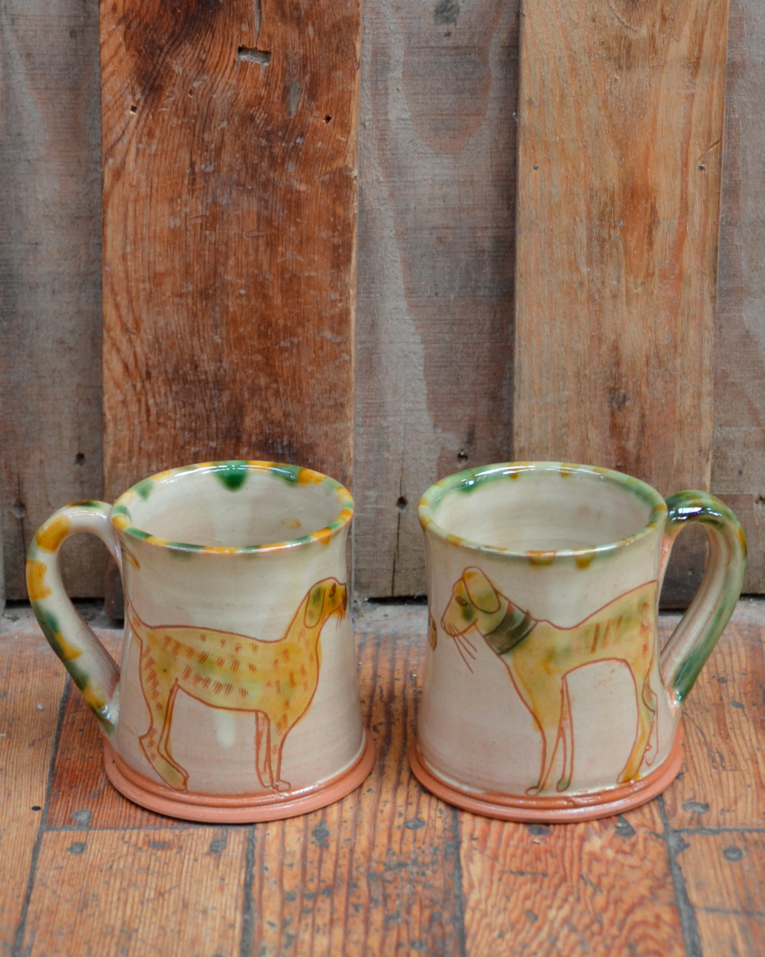 Dogs - Two Mugs Jim and Dominique Keeling