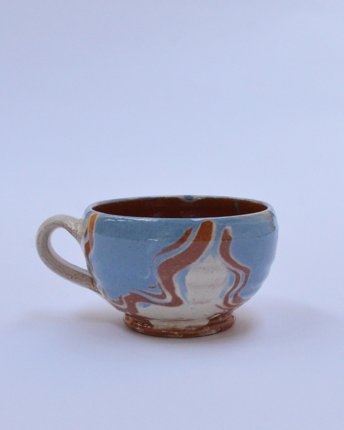 Adam Keeling Blue Slipware cups