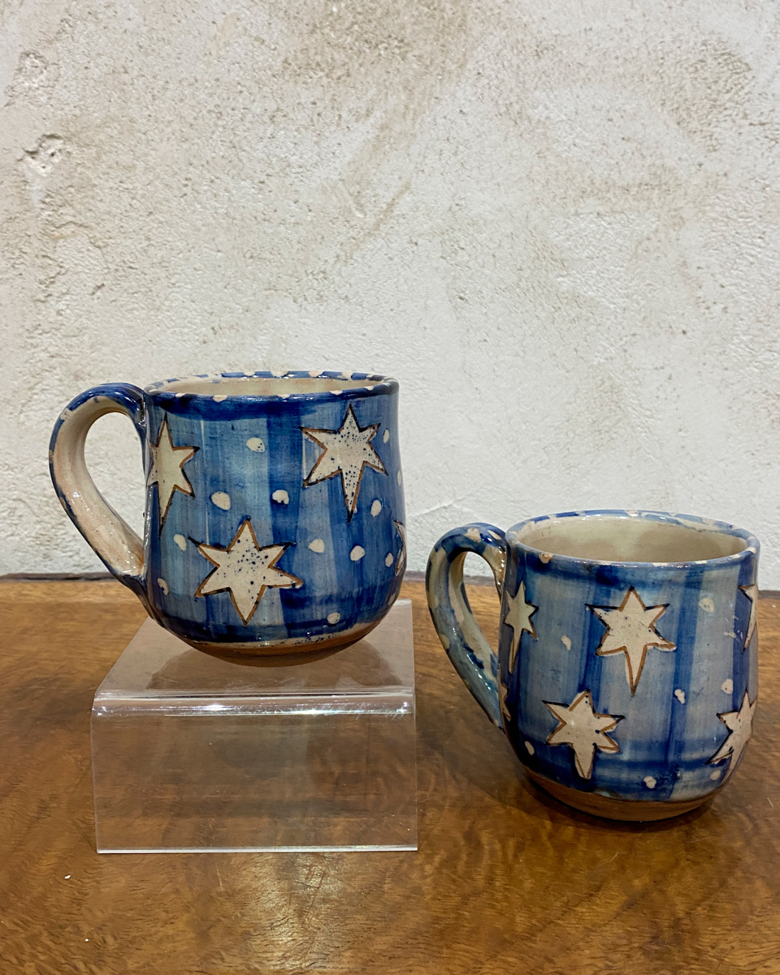 Snow and Stars - Two Mugs