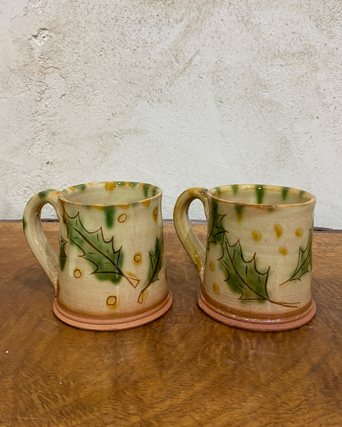 Jolly Holly - Two Mugs