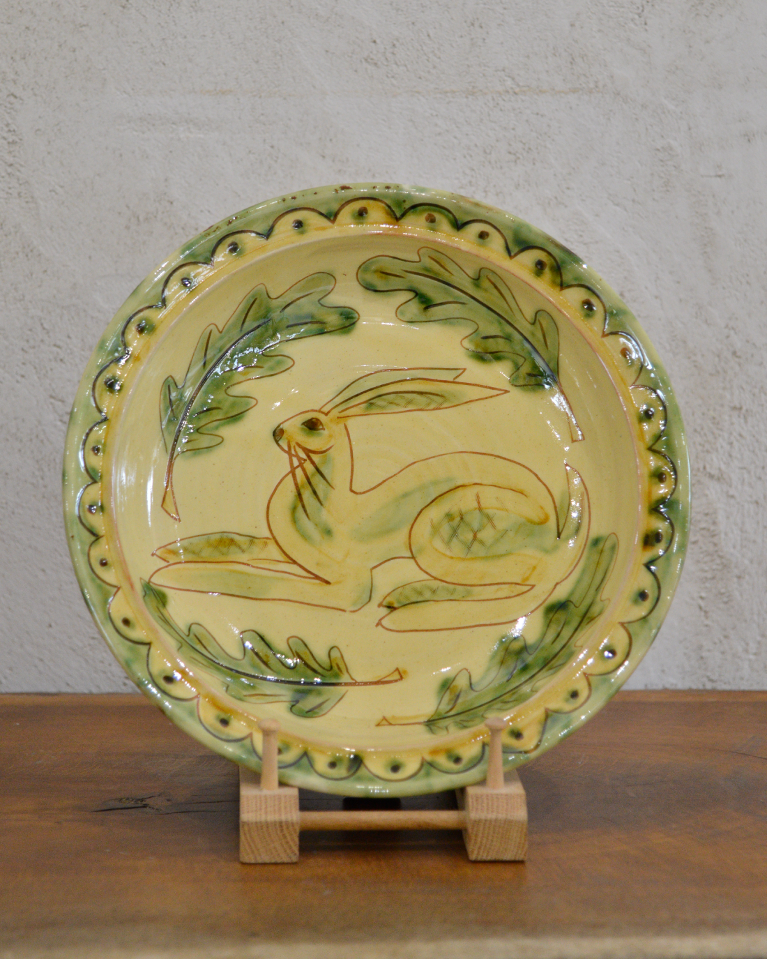 Sgraffito Dish