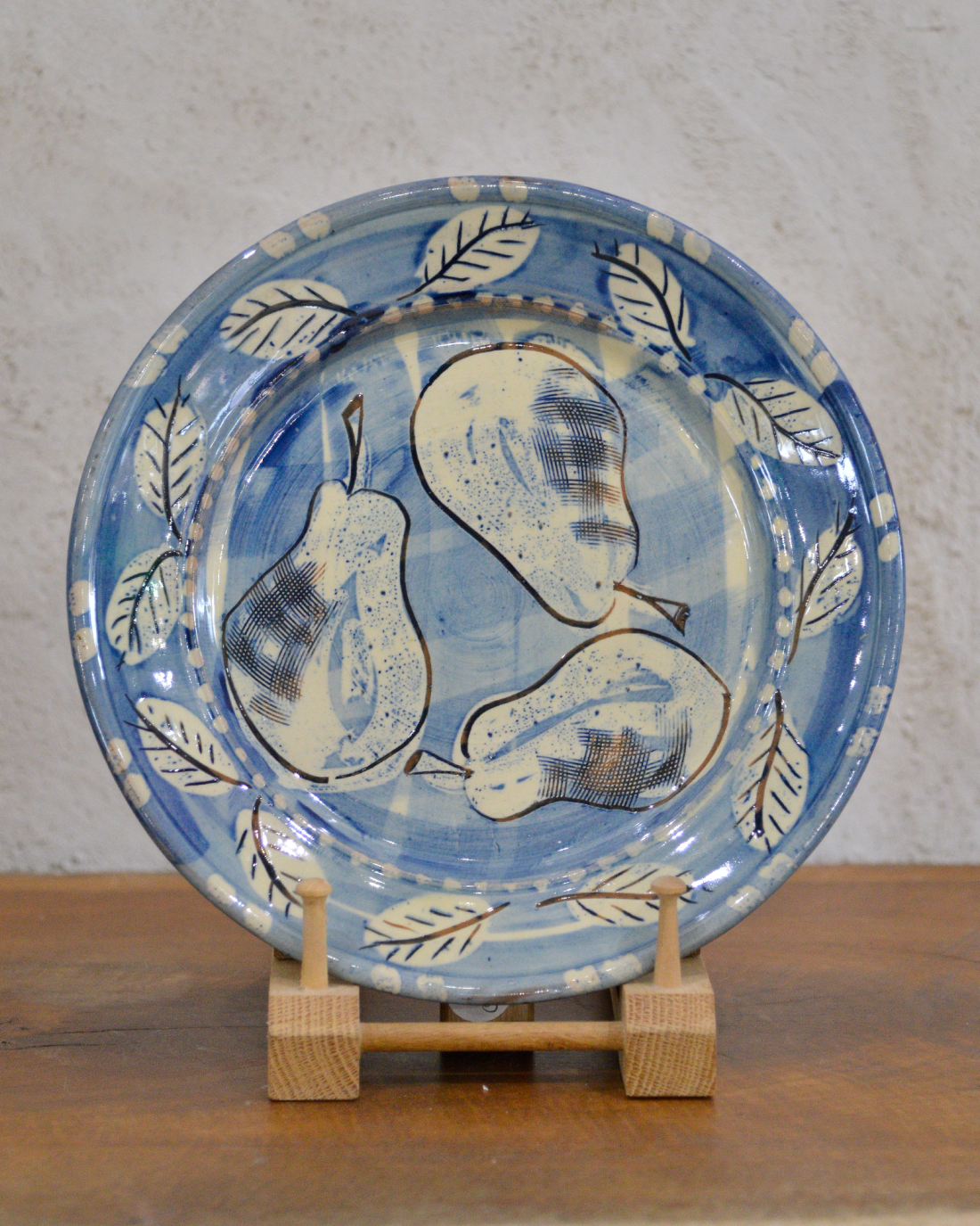 Sgraffito plate
