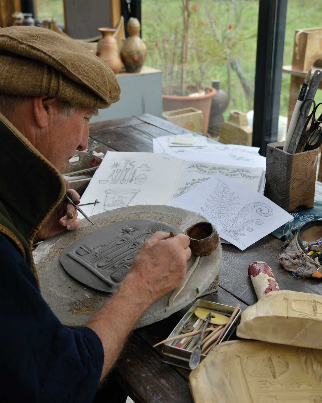 Designing Come Rain or Shine Pot Whichford Pottery