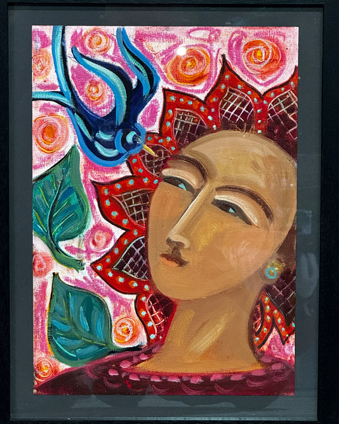 Blue Bird Painting by Dominique Keeling