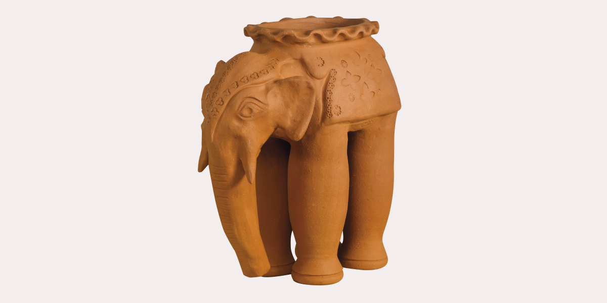 Elephant pots for plants